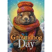 Groundhog Day Coloring Book for Adults: Groundhog Coloring Book for Adults Funny Animals Grayscale Coloring Book A4