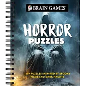 Brain Games - Horror Puzzles: 150+ Puzzles Inspired by Spooky Films and Dark Haunts