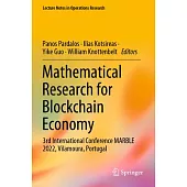 Mathematical Research for Blockchain Economy: 3rd International Conference Marble 2022, Vilamoura, Portugal