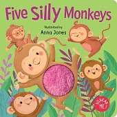 Five Silly Monkeys: Squeaky Plush Board Book