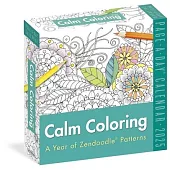 Calm Coloring Page-A-Day Calendar 2025: A Year of Zendoodle(r) Patterns