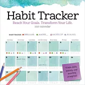 Habit Tracker Wall Calendar 2025: Reach Your Goals--Transform Your Life