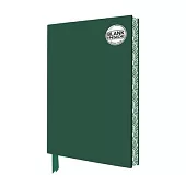 Racing Green Blank Artisan Notebook (Flame Tree Journals)