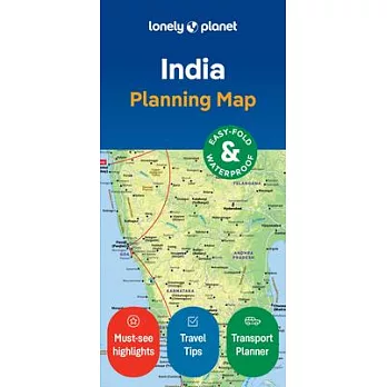 Lonely Planet India Planning Map 2