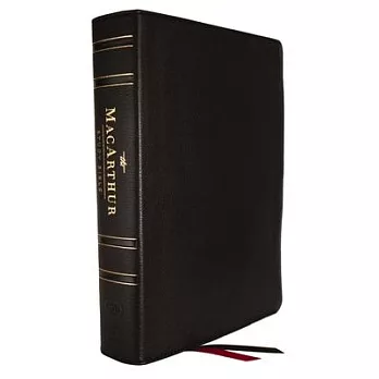 MacArthur Study Bible 2nd Edition: Unleashing God’s Truth One Verse at a Time (Lsb, Black Genuine Leather, Comfort Print)