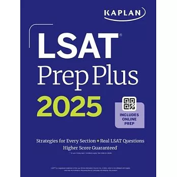 LSAT Prep Plus 2025: Strategies for Every Section + Real LSAT Questions + Online