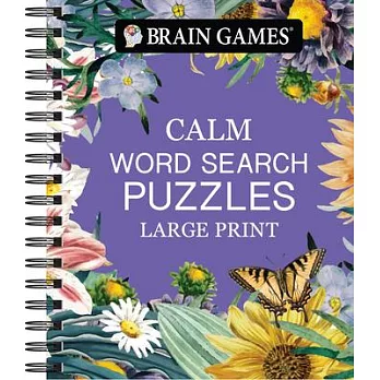 Brain Games - Calm: Word Search - Large Print