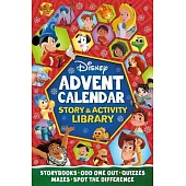 Disney: 5-In-1 Advent Calendar: Story & Activity Library with 24 Books to Open Every Day Leading Up to Christmas