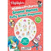 Gnome Homes Hidden Pictures Puffy Sticker Playscenes