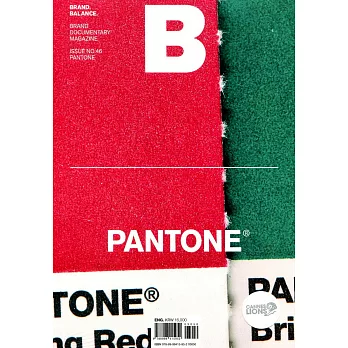 Magazine B 第46期 PANTONE