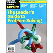 Harvard Business Review OnPoint 秋季號/2017