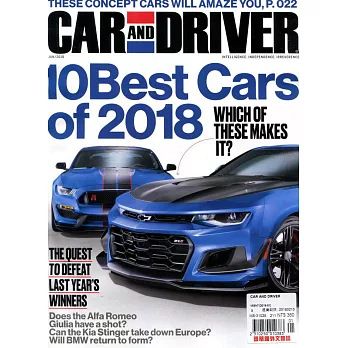 Car and Driver Vol.63 No.7 1月號/2018