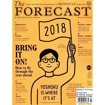 MONOCLE:The Forecast 第7期/2018