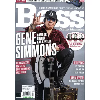 Bass Guitar Magazine 第154期 3月號/2018