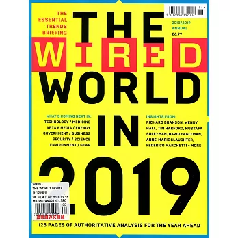 WIRED spcl THE WORLD IN 2018-19
