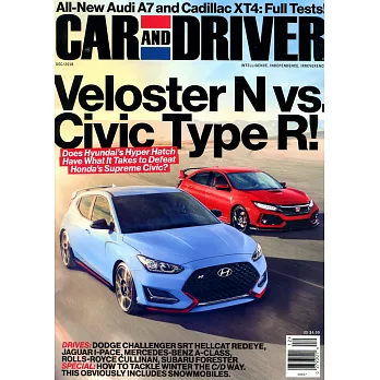 Car and Driver 12月號/2018