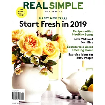 REAL SIMPLE 1月號/2019