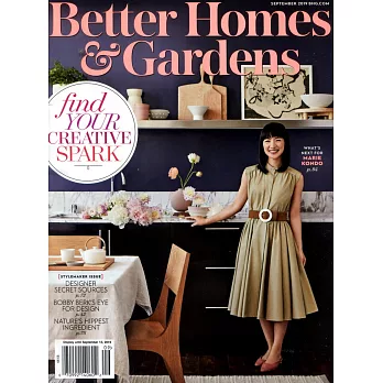 Better Homes and Gardens : 9月號/2019