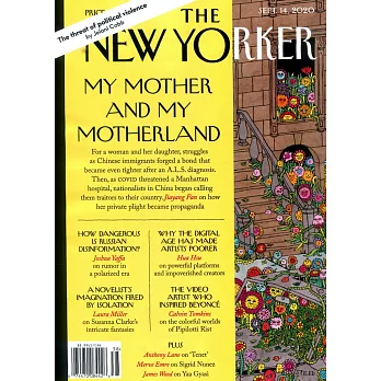 THE NEW YORKER 9月14日/2020