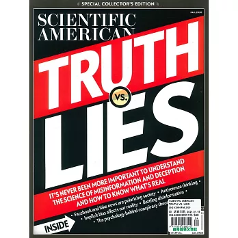 SCIENTIFIC AMERICAN spcl TRUTH VS. LIES 秋季號/2020