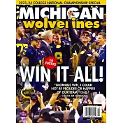 COLLEGE NATIONAL CHAMPIONSHIP YEARBOOK MICHIGAN wolverines 2023-2024 (雙封面隨機出)