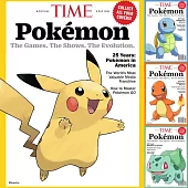 TIME 時代週刊 TIME Pokémon 寶可夢25週年特刊_4封面套組