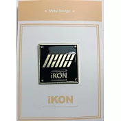 韓國KPOP週邊 IKON 金屬徽章 - IKON LOGO造型