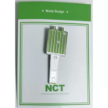 韓國KPOP週邊 NCT 金屬徽章 - NCT 手燈造型