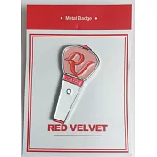 韓國KPOP週邊 RED VELVET 金屬徽章 - RED VELVET 手燈造型