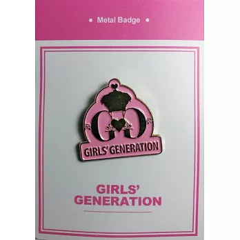 韓國KPOP週邊 少女時代Girls’ Generation 金屬徽章 - 少女時代Girls’ Generation LOGO造型