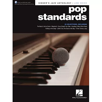 歌手的爵士選集: 流行標準曲鋼琴譜(低音)附伴奏音頻網址