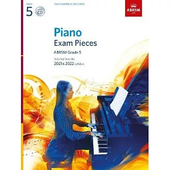 英國皇家 2021-2022鋼琴考試指定曲 第5級(附CD)