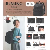 B：MING by BEAMS時尚特刊：附後背包