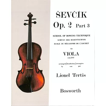 琴弓之技術應用 賽夫西克 中提琴 作品2, PART 3