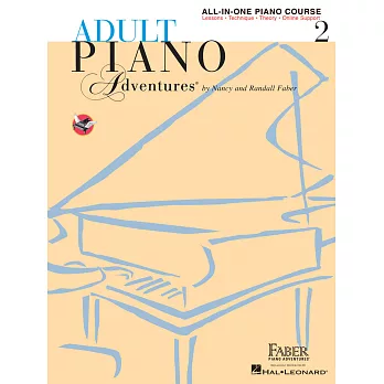 大人鋼琴歷險記系列：多功能鋼琴課程手冊 第2冊 附線上音訊檔