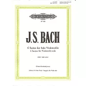 巴哈：6首大提琴組曲 BWV1007-1012 大提琴獨奏譜(Peters版)