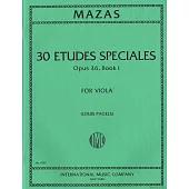 馬札斯：中提琴練習曲 作品36 第1冊 中提琴獨奏樂譜