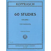 科普拉施：六十首練習曲 第1冊 低音管樂譜KOVAR Simon編曲