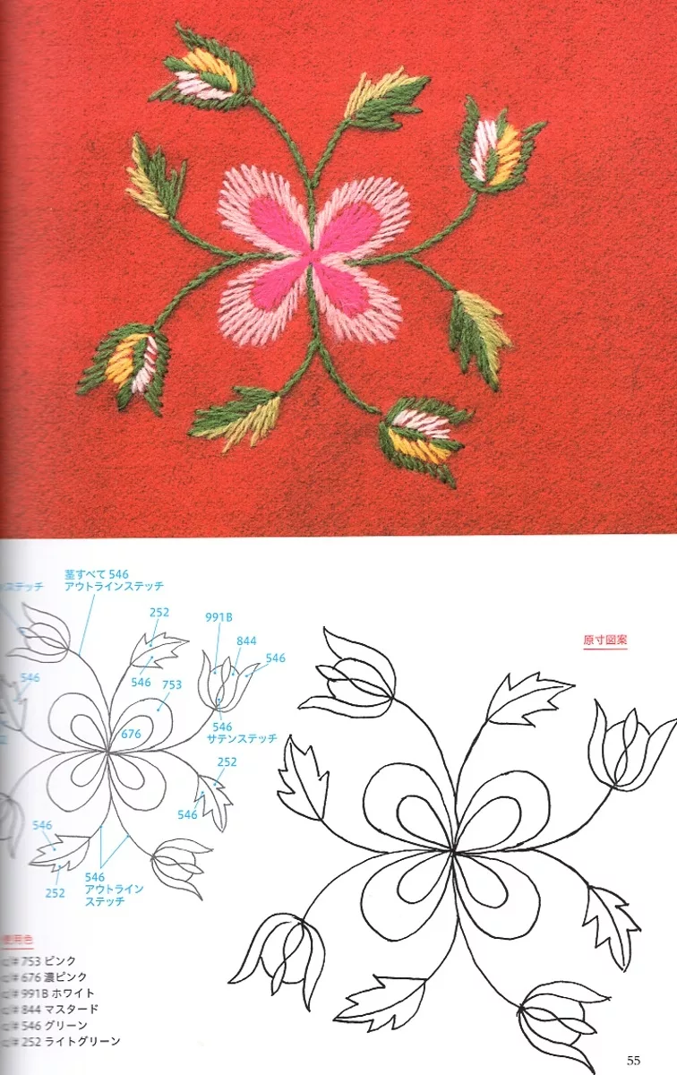 利胡拉（Lihula）的花卉刺繡