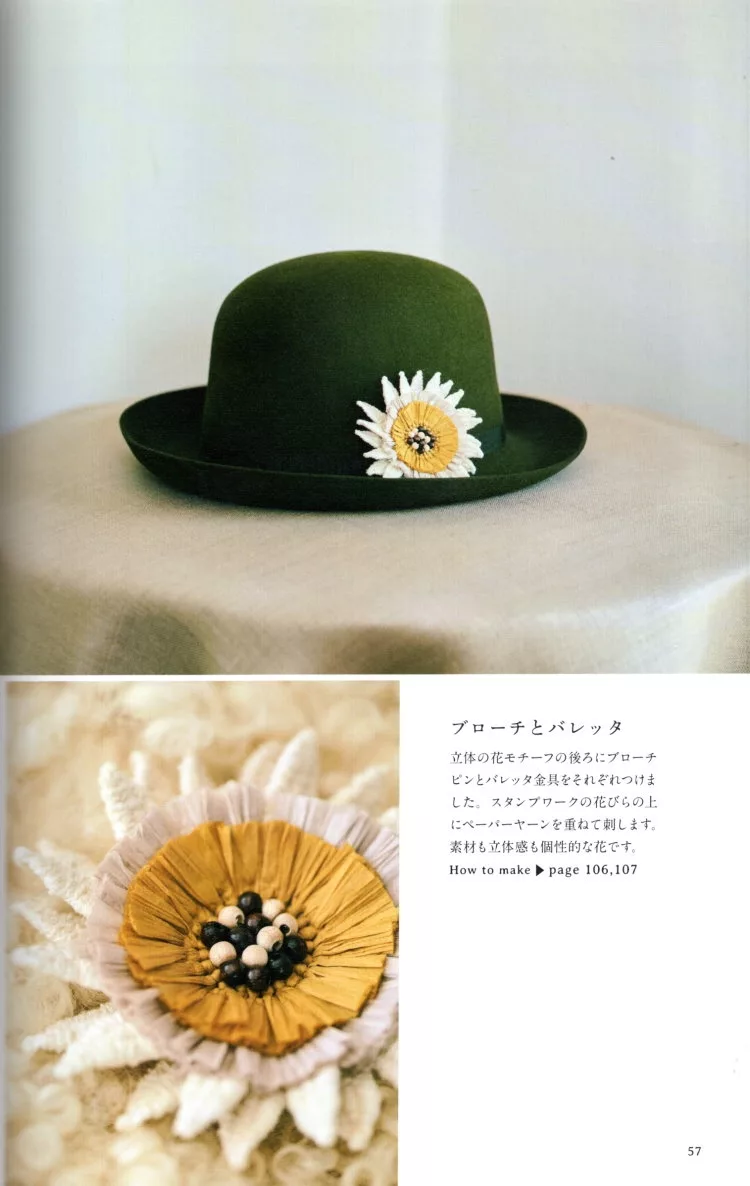 帽子裝飾花