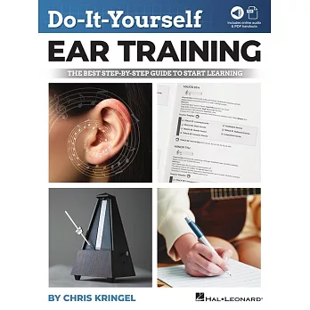 自助聽力訓練教學書附線上音檔網址及PDF講義