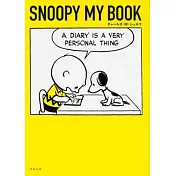 史努比可愛日記手冊：SNOOPY MY BOOK