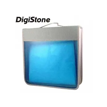 DigiStone 果凍系列CD/DVD拉鍊收納包/200PCS X1個-藍色