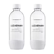 Sodastream  專用水瓶1L 2入(白)