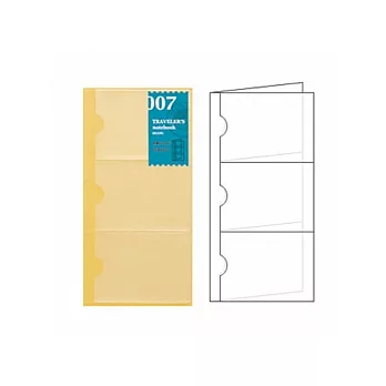 TRC Traveler’s Notebook Refill補充系列-007名片File