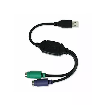 USB對 2 x PS2 轉接線