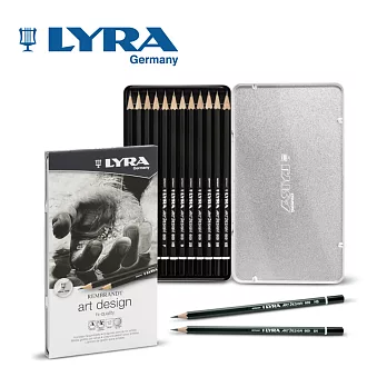 【德國LYRA】林布蘭專業素描鉛筆(6B-4H)12支