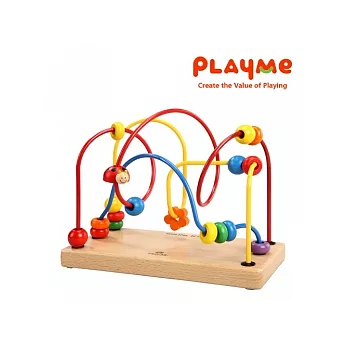 PlayMe:) 瓢蟲串珠台-手眼協調鐵線串珠玩具