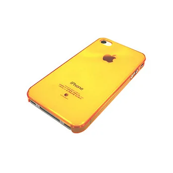 Uniboo iphone4超薄晶彩保護殼-橘色