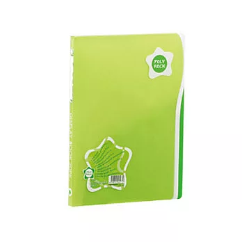 【富美特】40入資料冊-A4綠色．POLY ROCK系列                              Lime Green 綠